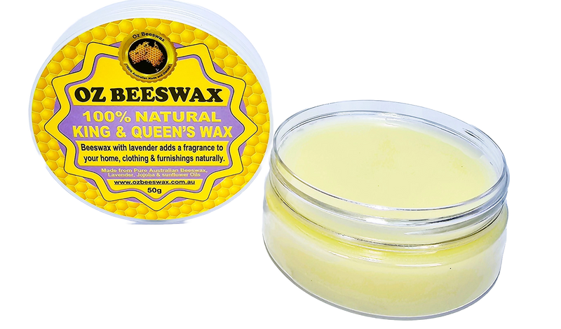 King & Queens Wax 100% Natural Leather & Timber Polish With Lavender